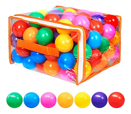 Vanland 100 Ball Pit Balls Para Bebés Y Niños Pequeños Plást 0