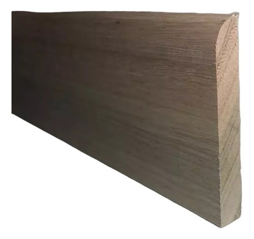 Moldumadera Eucalyptus Wood Baseboard Rounded Edge - 70x15mm 0