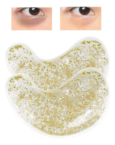 Beautifull Regalos 1 Pair of Gel Eye Ice to Relieve Dark Circles, Reusable & Relaxing 1