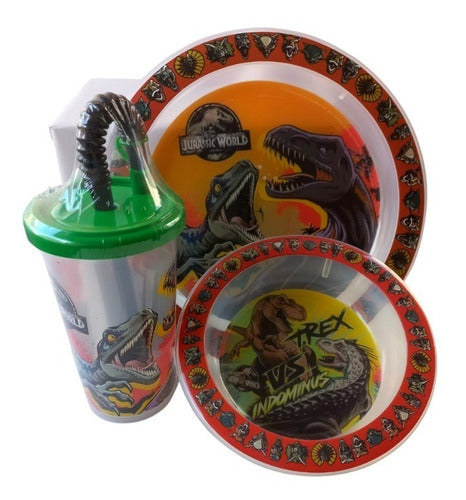 Set Promoción Jurassic Park: Plato + Vaso Sport + Bowl 0