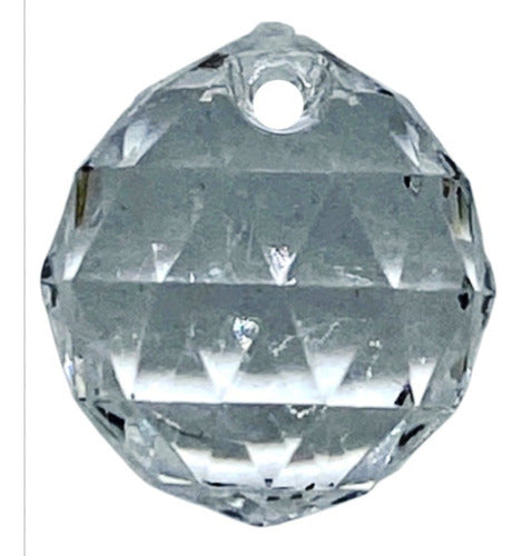 Set of 24 Acrylic Ball Pendants, 16 mm, Decorative, Ideal for Lamps and Crafts 0