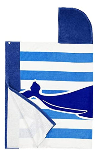 Bavilk Kids Hooded Beach Bath Towel, Cubie 1