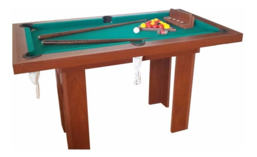 Mini-Pool Table 1.44x0.84m from Factory with Game Kit 3