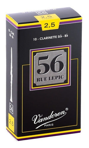 Cañas Vandoren 56 Rue Lepic Para Clarinete Sib 2.5 0