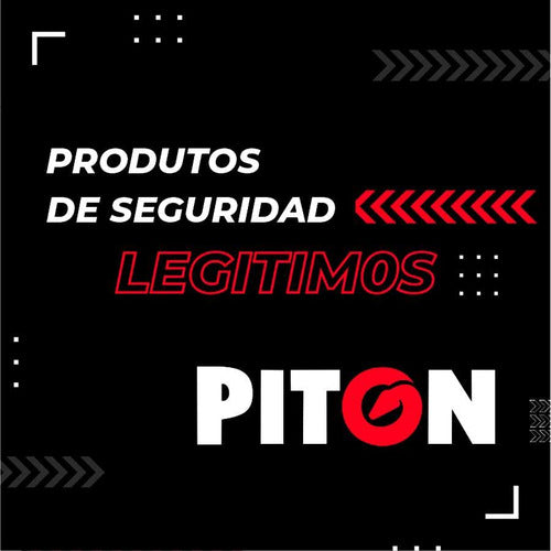 Piton Kit Seguridad Traba U + Linga Mld220 1,20mts Roja 2