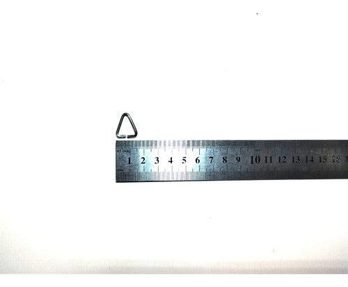 NUNIVAK Pasador De Metal Triangular Pase (12 Mm) (100 Unidades) 1