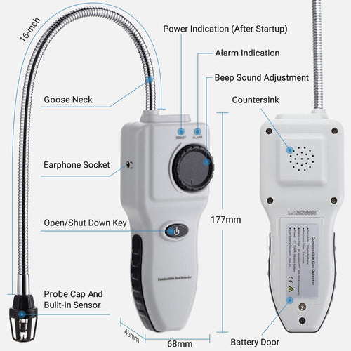 Inkbirdplus Detector De Fugas De Gas Natural, Olfatador De . 1