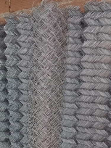 Romboidal Woven Wire 1.80x10mt 2.5'' Galvanized Steel 1