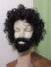 Peluca Negra Y Barba Cosplay Perfor By La Parti Wigs! 4