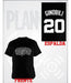 Printed NBA San Antonio Spurs Manu Ginobili T-shirts 0