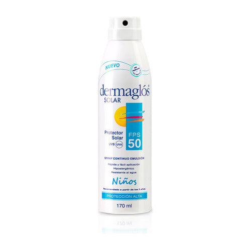 Dermaglós Protector Solar Fps 50 Niños Spray Continuo 170ml 0