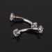 Modlover Barbell Curvo Con Zirconia Engarzada Ideal Ceja Daith Rook 2