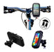 Waterproof Motorcycle Bike Cell Phone GPS Holder Case Support 12