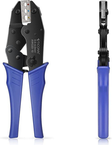 Ticonn Crimping Tool For Heat Shrink Connectors - Alicates Manual De Crimpado Conectores Termoretractil 30j 0