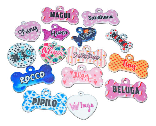 Sweet Dreams Custom Plastic Identification Tags for Pets - Dog Cat 0