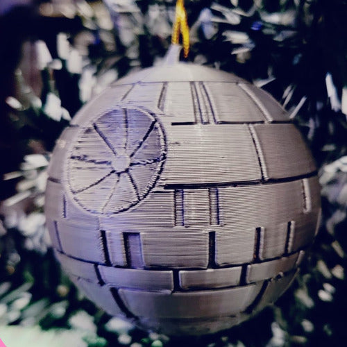 SritaBlonda Adorno Navidad Star Wars Estrella De La Muerte X3 3D 1