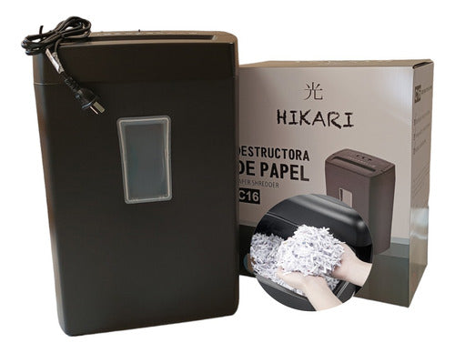 Hikari Paper Shredder Particles Shredder for Cards 0