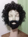 Peluca Negra Y Barba Cosplay Perfor By La Parti Wigs! 2