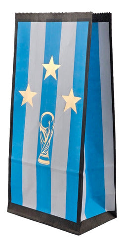 Party Favor Bags Argentina Selection 3 Stars 24x12x7cm x 10 units 0