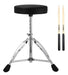 Lolunut Drum Throne, Adjustable Height Tripod Stool, Portable 0