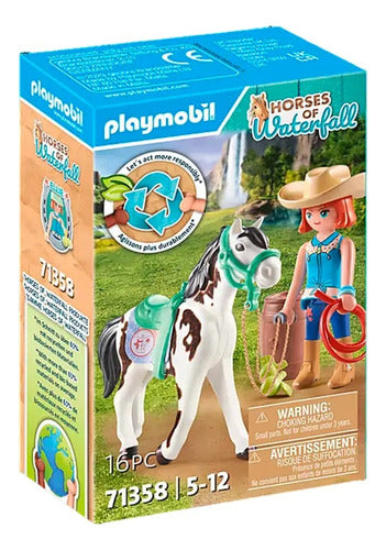 Playmobil Eating Time Ellie and Sawdust Waterfall 16 P 71358 0