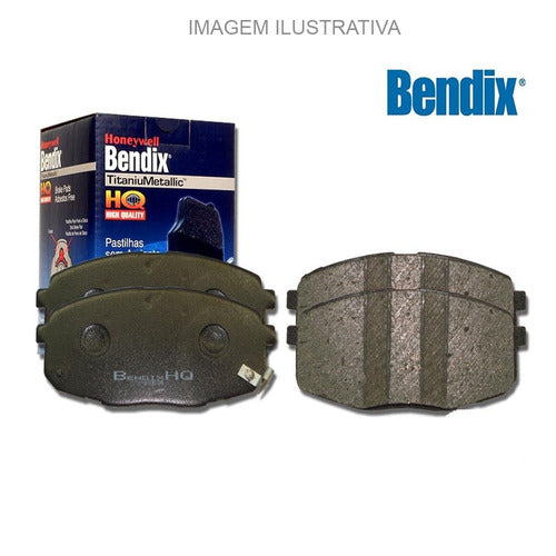 Bendix/Jurid Front Brake Pad Set for Ford Ranger 2.2 - 2.5 - 3.2 4WD Limited 0