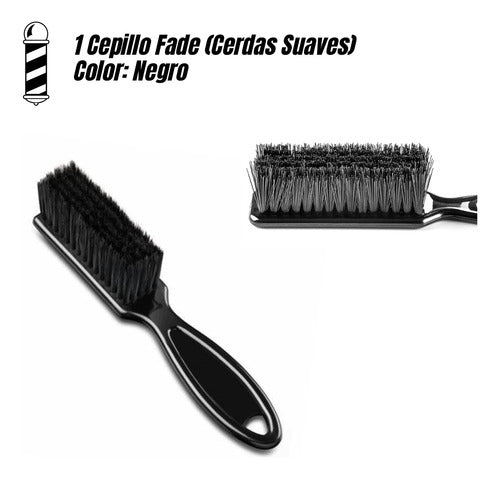 Barber Shop Hairdressing Kit Set - Cape Brush Talc Sprayer Combo 3