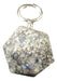 Orgonitos® Orgonite Icosahedron Keychain with Blue Quartz 1