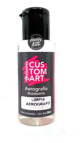 Hobbykits Limpiador De Aerografos Eterna Custom Art Con 5 Cepillos 1