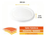 Plato Termico Con Tapa Descartable Marmita Bandex X 300 Un 3