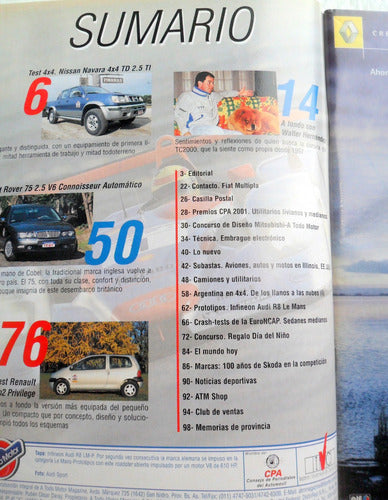 A Todo Motor 82 Renault Twingo2, Rover 75 V6, Nissan Navara Magazine 1