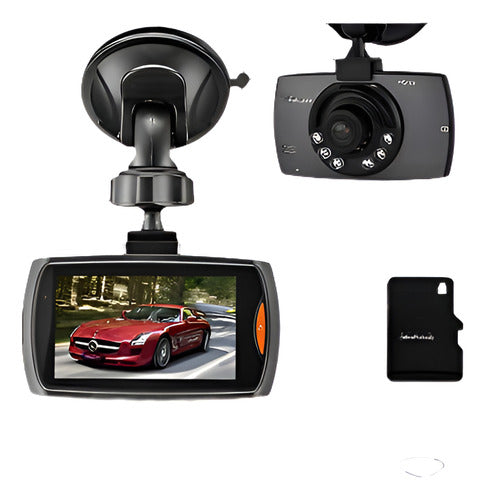 1080p 2.4  Coche Dvr Cámara Vehículo Noche Dash Cam Grabador 0