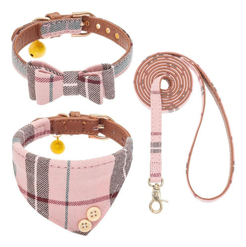 Juego De Collar Y Correa Para Perros Pequeños - Collares De 0