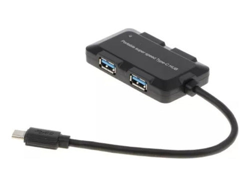 Netmak Hub 4 Ports USB 3.0 with High-Speed USB-C Input 1