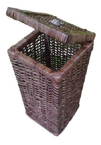 Fabi-estel Laundry Basket With Lid Made Of Wicker - Custom Made! 4