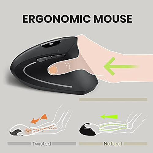 Perixx Perimice-713 Ergonomic Vertical Mouse 1