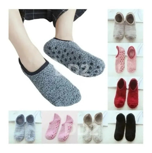 Fashion Wool-Lined Anti-Slip Short Slippers 31-35 1
