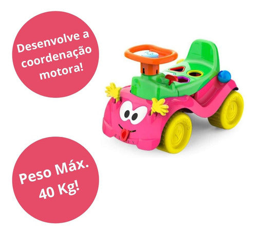 Totoka Motinha Triciclo Infantil Totokinha Carrinho Menina 3