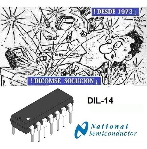 National Lm1877n9 Lm1877 1877n9 Dual Audio Power Amplifier Dip14 0