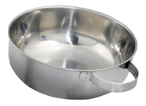 VIMA ACERO INOXIDABLE Bowl Para Batir 26cm Con Asa Uso Gastronómico Acero Inox 0