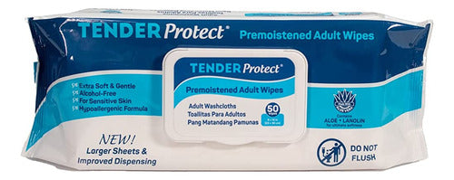 Toallitas Para Adultos Tenderprotect® Con Aloe, Toallita Ext 1