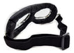 Punto Extremo Retro Black Goggles with Silver Details 1