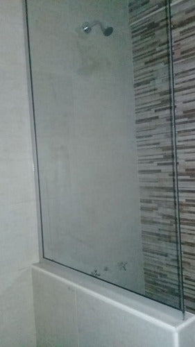 Fixed Safety Laminated Glass Shower Screen Blindex 180x80 6mm 2