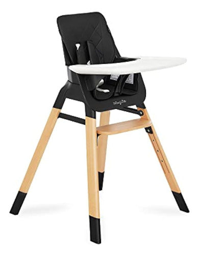 Dream On Me Nibble Compact Wooden High Chair 0