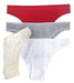 Pack of 6 Cotton High-Waisted Panties in Plus Size Wholesale 0