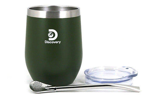 Discovery Adventures Stainless Steel Mate Thermos Cup with Lid and Straw 5