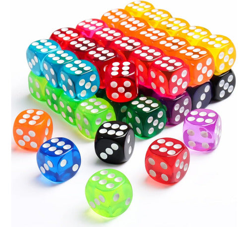 Dados De Colores Para Juegos Y Educación, 14mm, Pack De 50 P 0