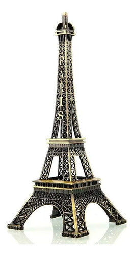 Torre Eiffel 32 Cm Adorno Metal Souvenir Francia Replica 0