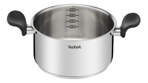 T-fal Olla 24cm Triple Fondo Acero Tefal Primary Apta Induccion 1