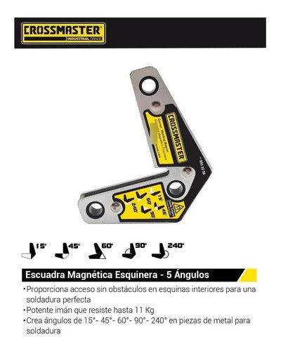 Crossmaster Magnetic Squared Welding Support - 5 Angles 1